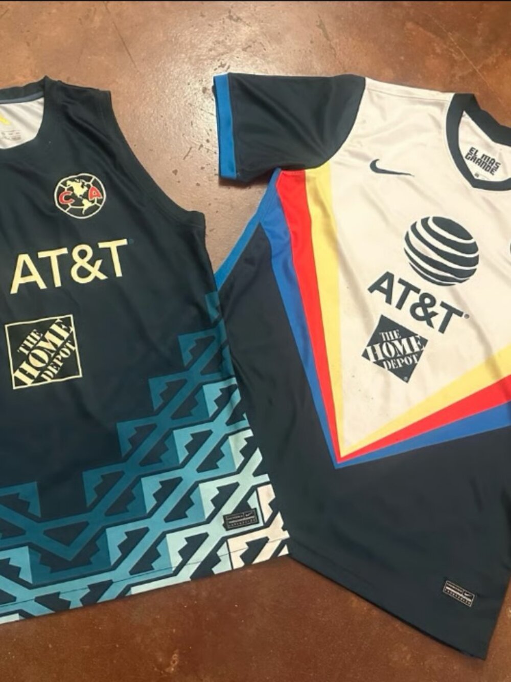 Nike Club América Men’s Soccer Jersey Bundle of 2 Size 2XL